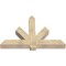 Ekena Millwork Kennewick Rough Sawn Timber Gable Bracket, Douglas Fir, 60"W x 40"H x 6"D x 6"F, 16/12 Pitch GBW060X40X0606KEN00RDF - alternate 2